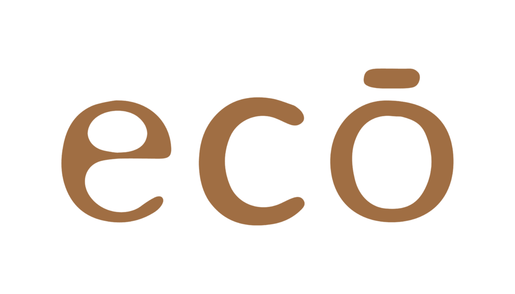 logo ecò marrone su sfondo trasparente